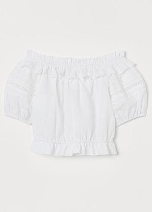 Блузка белая