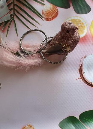 Серьги кольца с камнями