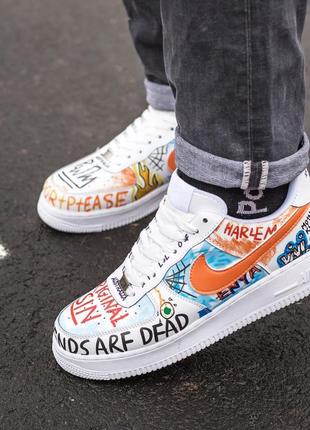 Nike air force 1 custom 🆕шикарные кроссовки найк🆕купить наложенный платёж