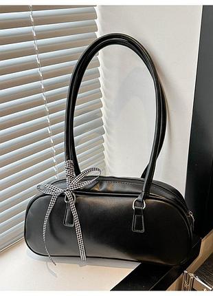Жіноча сумка 6781 багет чорна
