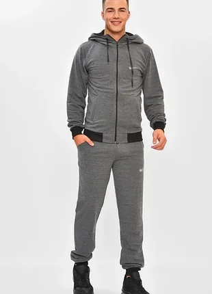 Спортивный костюм-двойка / кофта на молнии и штаны