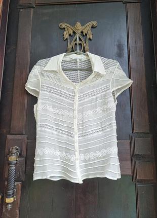 Невероятный шелковик 100% топ laura ashley шелковая майка ажурная вышивка шелк кружево шелковая