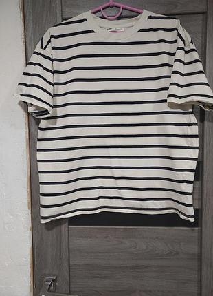 Футболка оверсайз в полоску