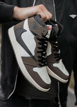 Nike air jordan x travis scott🆕шикарні кросівки найк🆕купити накладений платіж