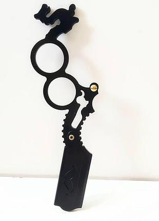 Профессиональная опасная бритва с кольцом опасна бритва