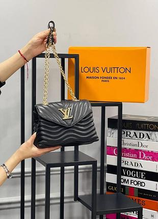 Сумка стеганая черная женская louis vuitton клатч сумка луи витон кросс-боди люкс качество