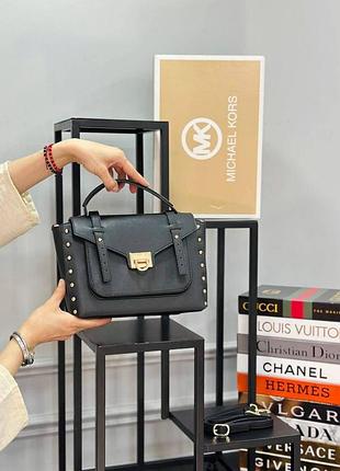 Сумка черная женская michael kors 𝐌𝐀𝐍𝐇𝐀𝐓𝐓𝐀𝐍 клатч сумка маленькая майкл корс клатч кросс-боди люкс качество