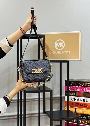 Сумка черная женская michael kors клатч сумка маленькая майкл корс люкс качество