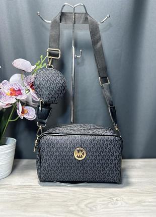 Сумка белая женская michael kors 2в1 клатч сумка маленькая майкл корс кросс-боди