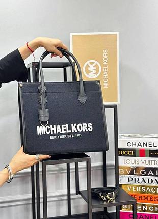 Сумка черная женская michael kors 𝐓𝐎𝐓𝐄 𝐁𝐀𝐆 сумка большая майкл корс клатч шопер люкс качество