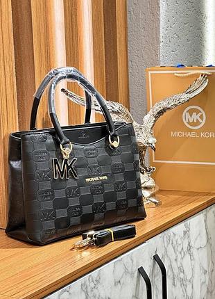 Сумка черная женская michael kors сумка майкл корс люкс качество