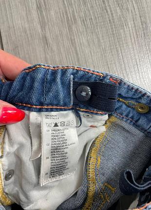 Джинсовые шорты h&amp;m на девочку 4-5 лет 3