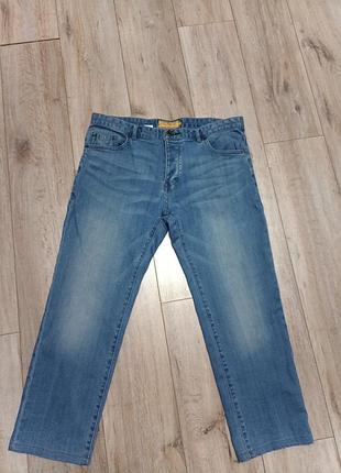 Джинси cotton голубий блакитний  est. next 1982 straight fit 36s оригінал