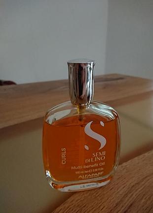 Alfaparf milano semi di lino curls майка для вьющихся волос