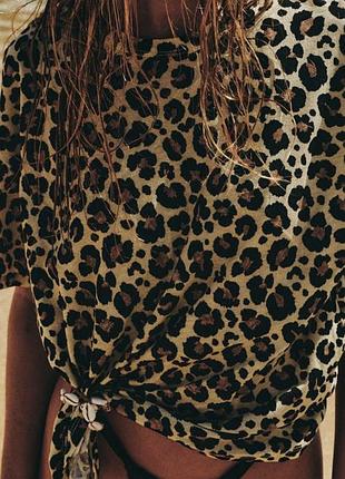 Футболка леопардовий