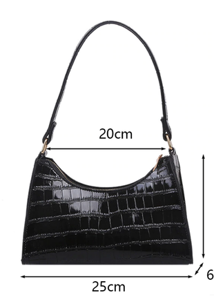 Сумка сумочка під вінтаж ретро з ремінцем нова чорна стильна модна в руку на плече3 фото