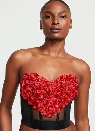 Бюстьє-корсет victoria's secret very sexy vs archives rosette corset top (s) 🌹