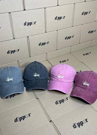 Кепка бейсболка stussy джинсова унісекс