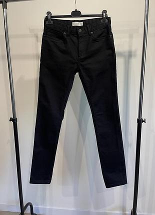 Джинси штани чорні базові topman 30/32