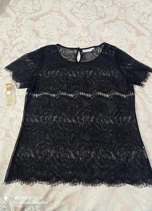 Футболка женская ажурная прозрачная