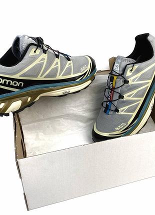 Кроссовки мужские salomon xt-6 beige