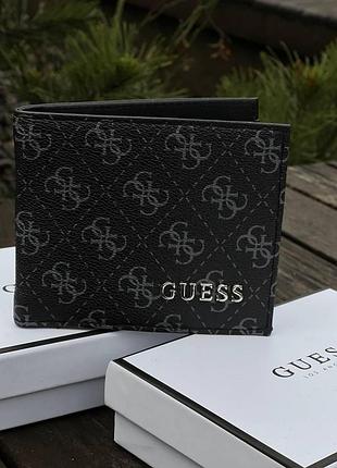 Кошелек guess мужской цвет черный, кошелек гесс, кошелек guess, портмоне guess, черный кошелек гесс, мужской
