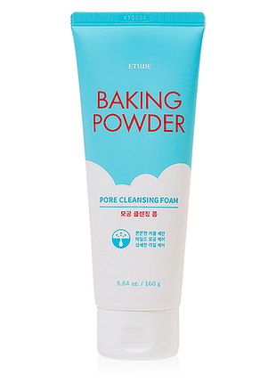 Пенка для глубокого очищения пор etude house baking powder pore cleansing foam