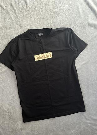 Футболка t-shirt mister tee fake love