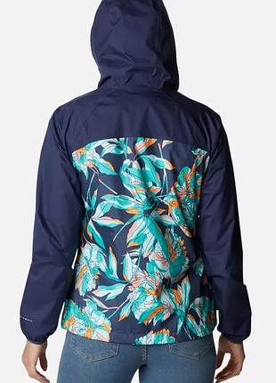 Оригінал! ідеальна жіноча водонепроникна куртка/вітровка columbia  ulica rain jacket omni-tech, l р.5 фото