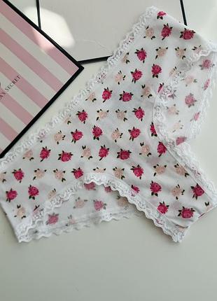 Бавовняні трусики чіки victoria’s secret pink