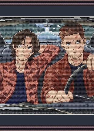Схема для вишивки хрестом по фільму supernatural
