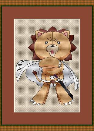 Схема для вишивки хрестиком по аніме бліч