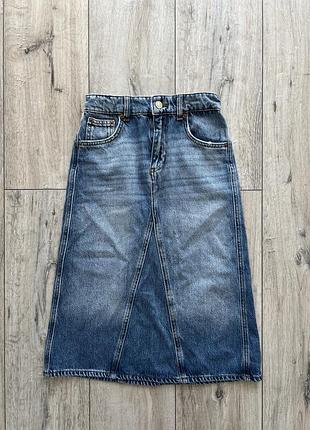 Джинсова юбка/ спідниця zara