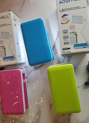 Настільна led лампа трансформер світлодіодна з акумулятором