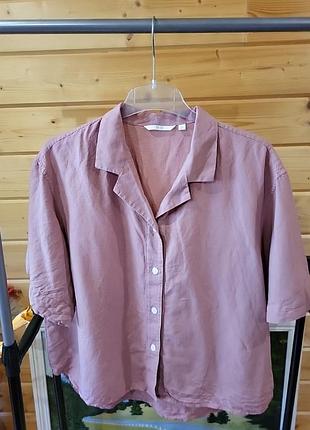 Блуза рубашка uniqlo