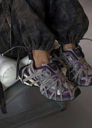 Кроссовки balenciaga 3xl extreme lace grey purple