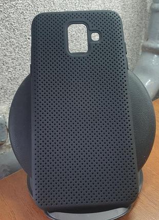 Захисний чохол з мікрофібою всередині samsung galaxy a6 2018 (a600)