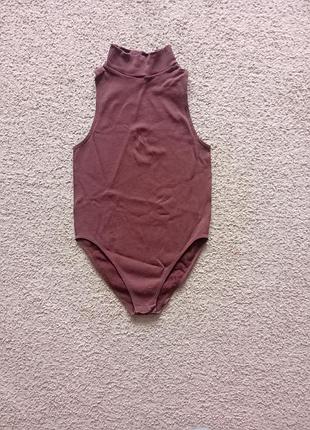 Боди в рубчик zara