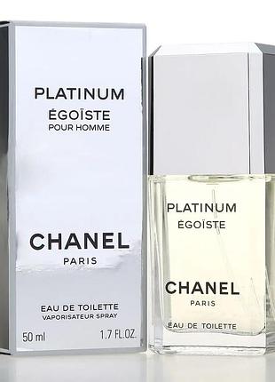 Оригинальный chanel egoiste platinum 50 ml туалетная вода