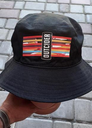 Панама новая молодёжная outcider .100%cotton.черная.