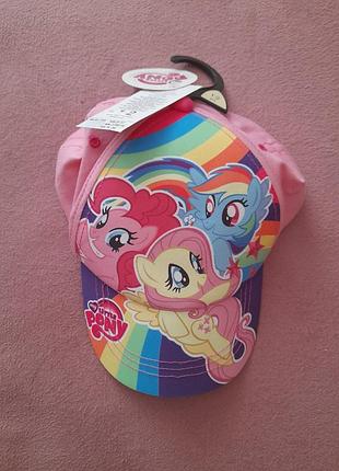 Летняя детская яркая кепка my little pony на 1-2 года