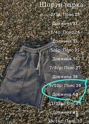 Шорти варка