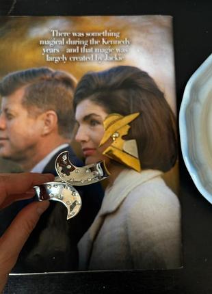 Вінтажний браслет + брошка