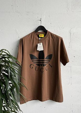 Футболка мужская бренд adidas x gucci