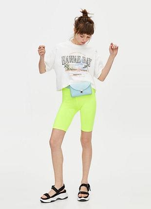 Бавовняна футболка топ pull&amp;bear