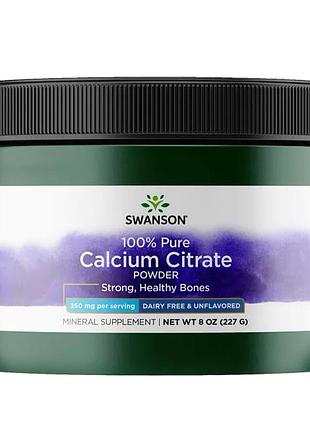 Цитрат кальцію, swanson, calcium citrate, 227 г