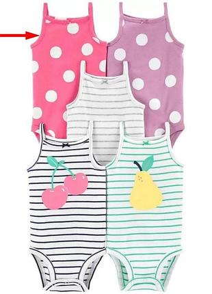 Боди-майка бодик carters картерс для девочки поштучно 2