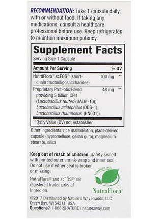 Пробиотик, nature's way, 90 капсул