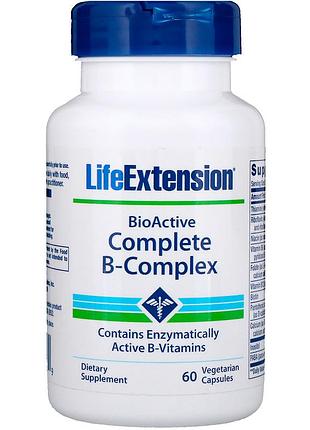 Комплекс витаминов в, life extension, 60 капсул