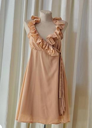 Шикарна жіноча сукня сарафан з воланами